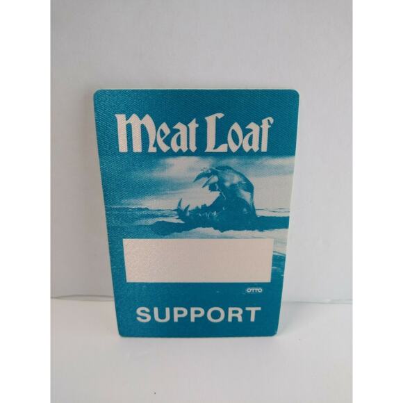 Meat Loaf Backstage Pass Lost Boys Golden Girls Concert Tour 1988 Original - Picture 4 of 4